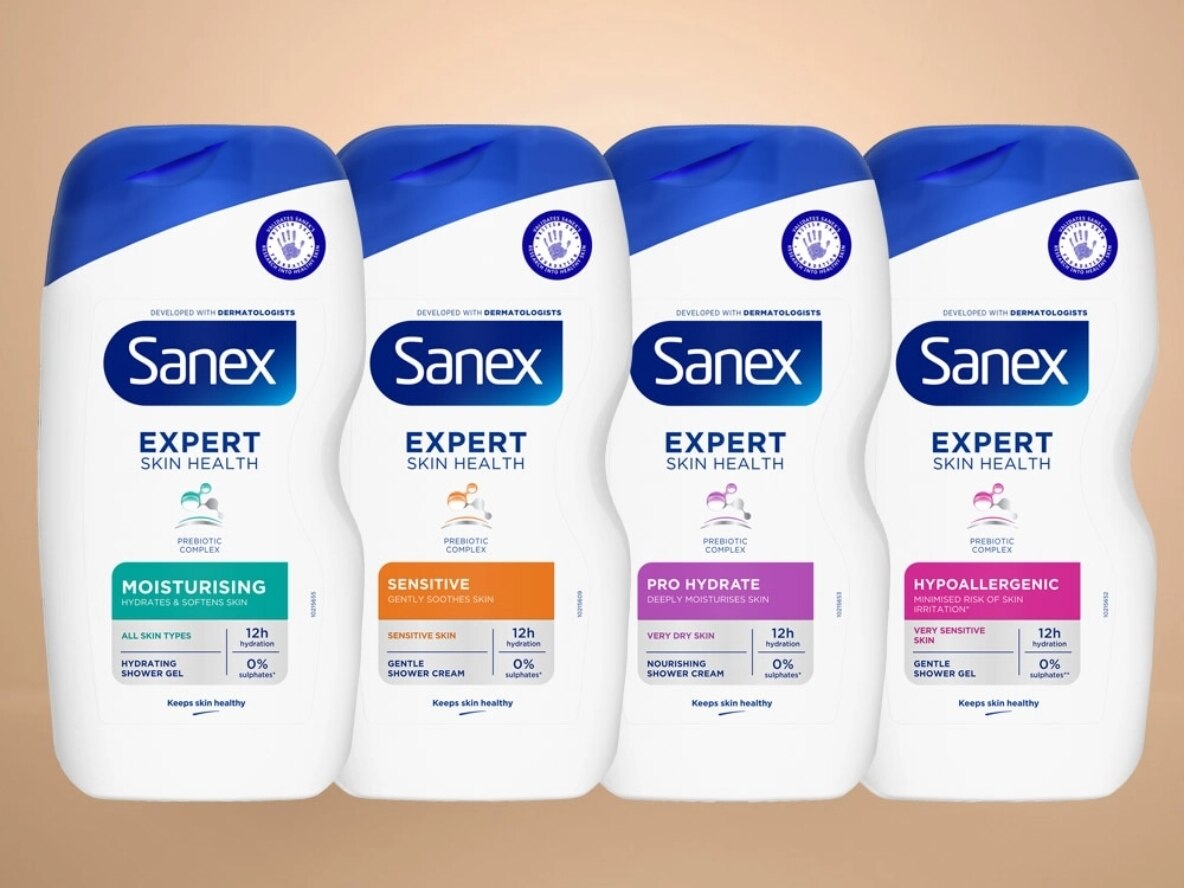 New line Sanex Expert Skin Health Body Wash